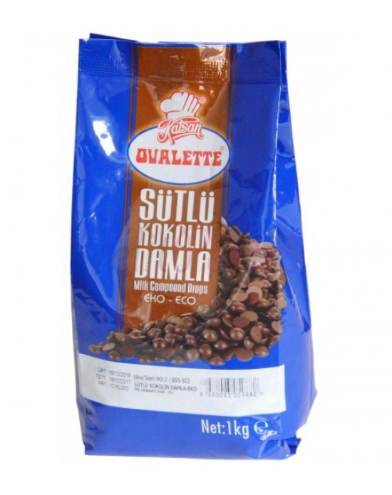 Ovalette Kokolin Damla Drop Sütlü 1 Kg.