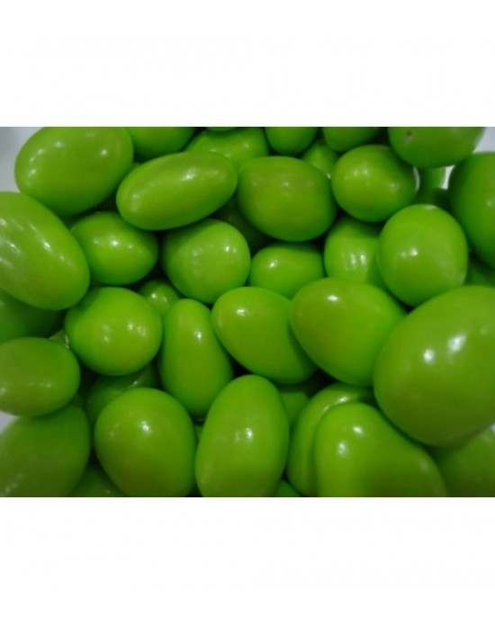 Ovalette Yeşil Renkli Badem Draje 1 Kg.