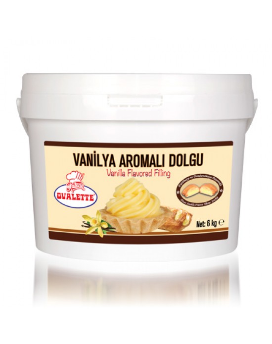 Ovalette Vanilya Aromalı Dolgu 6 Kg.