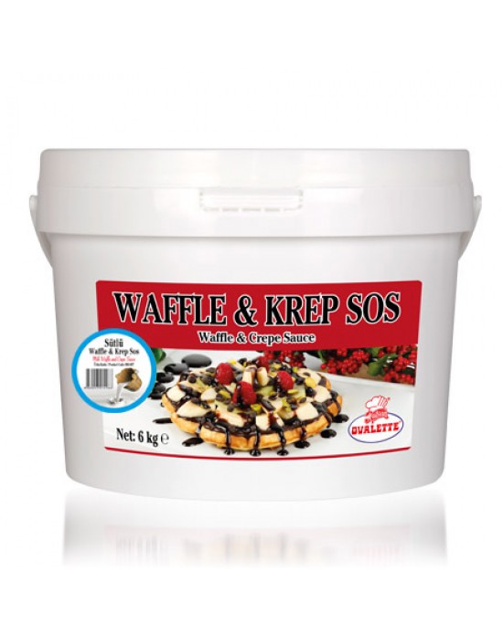 Ovalette Sütlü Waffle & Krep Sos 6 Kg.