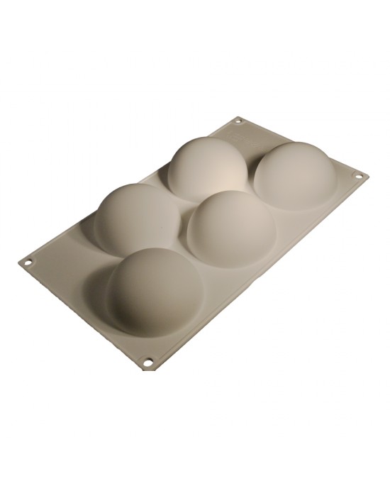 CS-001 Silikon Kalıp - Yarım Küre 5'li