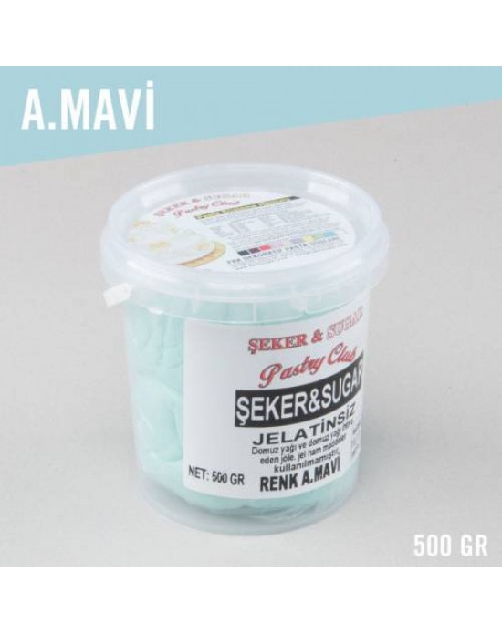 Şeker & Şugar Açık Mavi Şeker Hamuru 1 Kg.