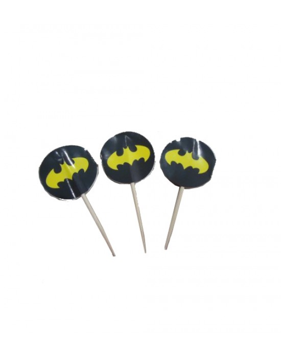 Cupcake Bayrağı Batman 10 Adet