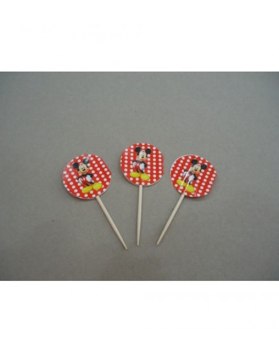 Cupcake Bayrağı Miki Mouse 10 Adet