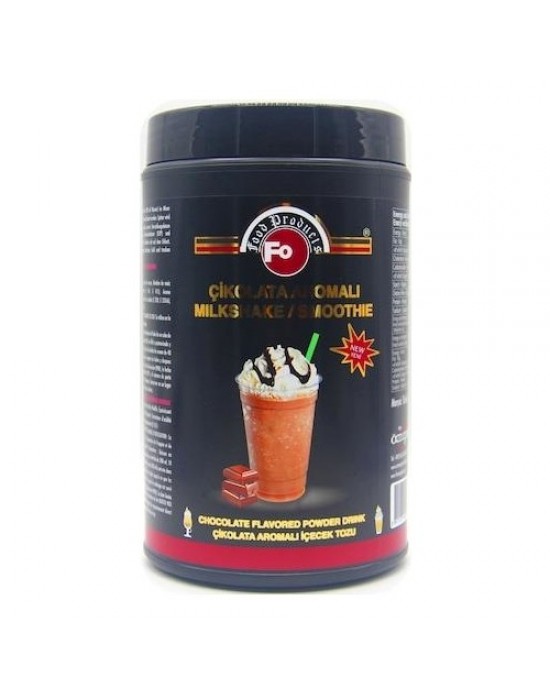 Fo Çikolata Aromalı İçecek Tozu 1 Kg. (Milk Shake/Smothie) Kavanoz