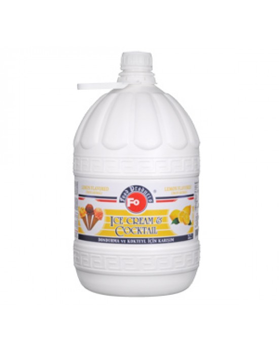 Fo Dondurma ve Kokteyl Limon Aromalı Sos 6 Kg.