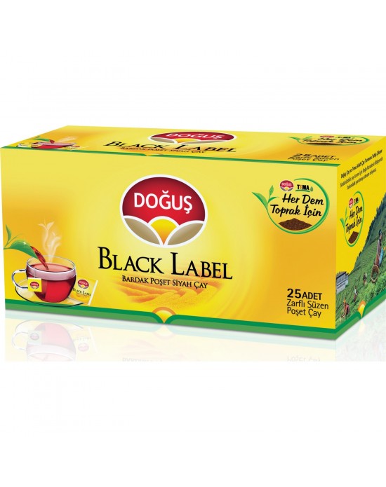 Doğuş Black Label Süzen Poşet Çay 25X2 Gr.