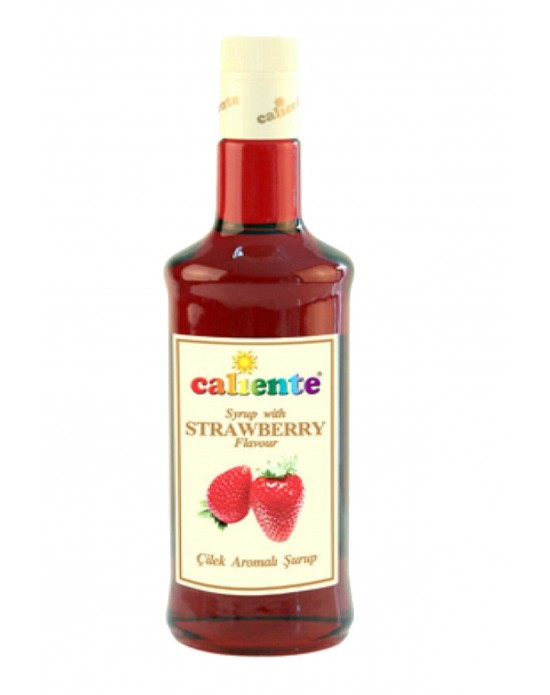 Caliente Çilek Aromalı Kokteyl Şurubu 70 Cl