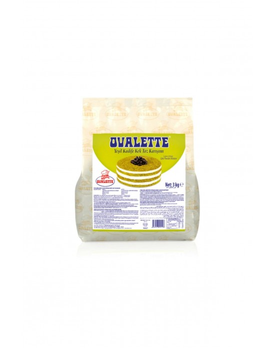 Katsan Ovalette Yeşil Kadife Kek Toz Karışımı 3 Kg