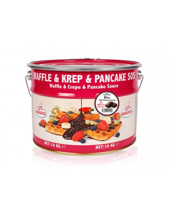 Ovalette Bitter Waffle Krep Sos 10 Kg.