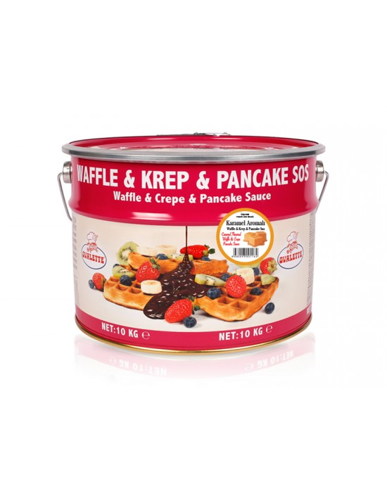 Ovalette Karamel Waffle Krep Sos 10 Kg.